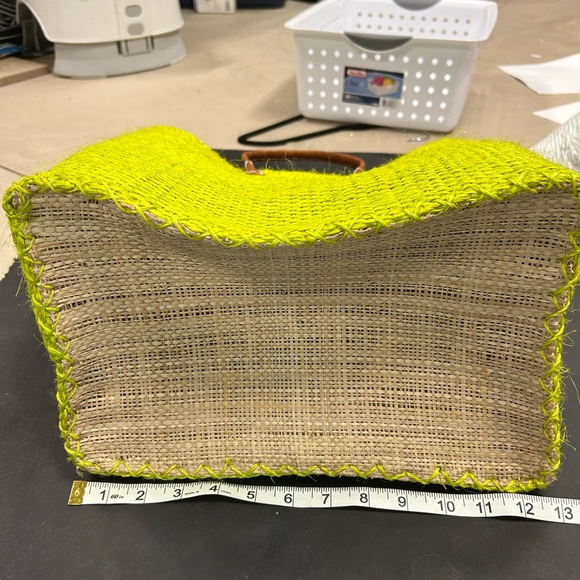 Le Comptoir De La Plage Woven Sunburst Basket Beach Tote - Picture 8 of 8